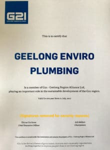 G21 Certificate