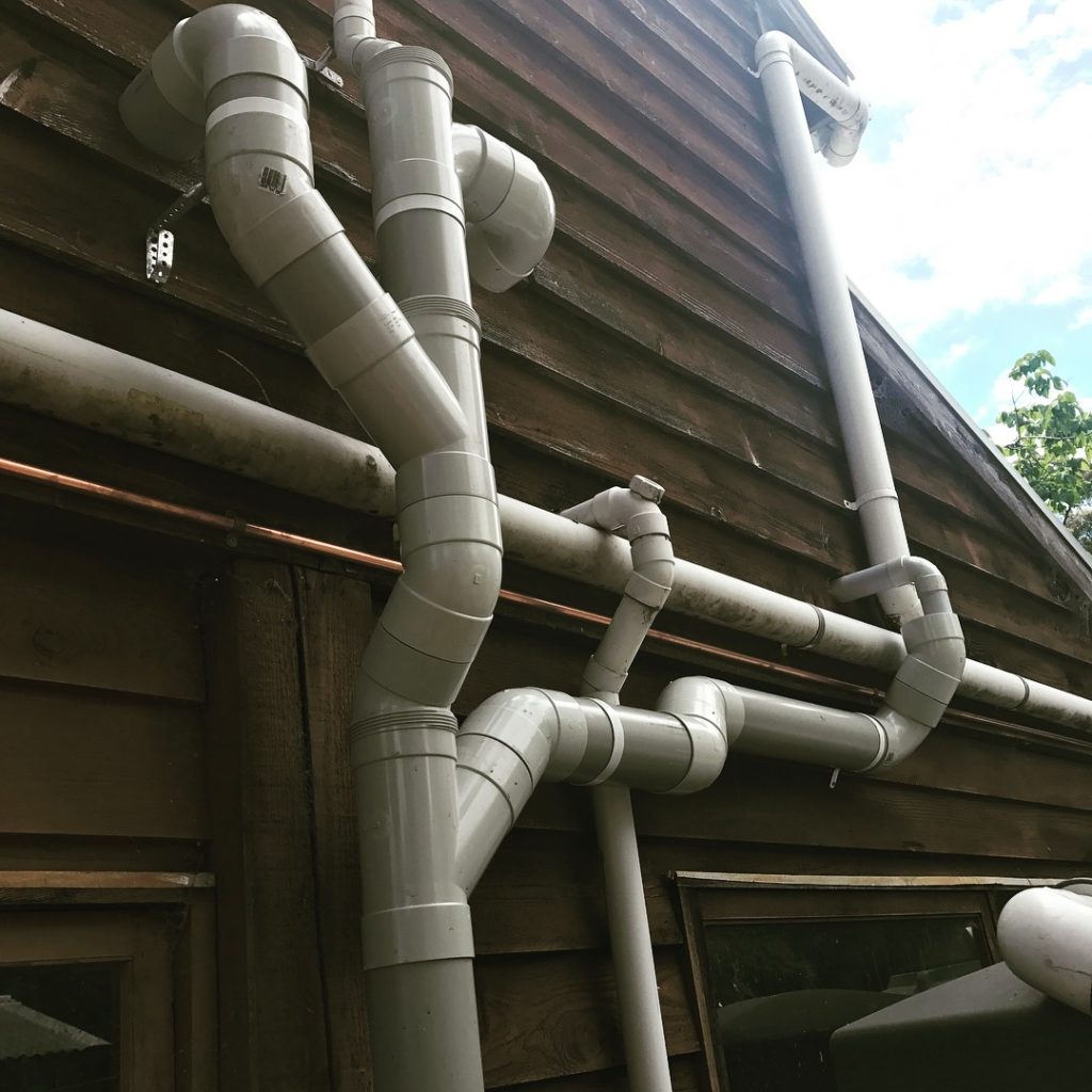 Suspended sewer drainage system in Curlewis Geelong Enviro Plumbing