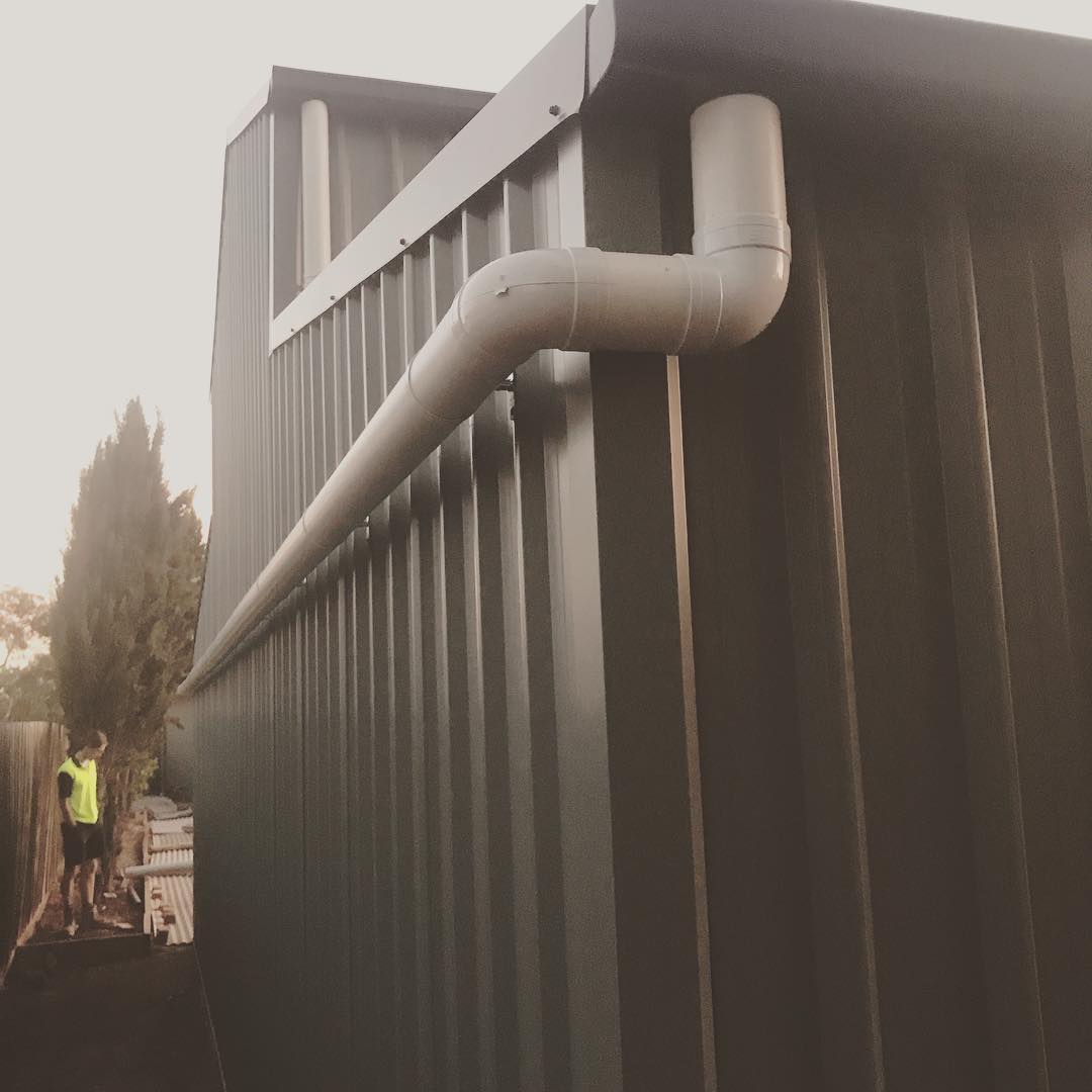 Shed Roof to Rain Water Tank Geelong Geelong Enviro Plumbing