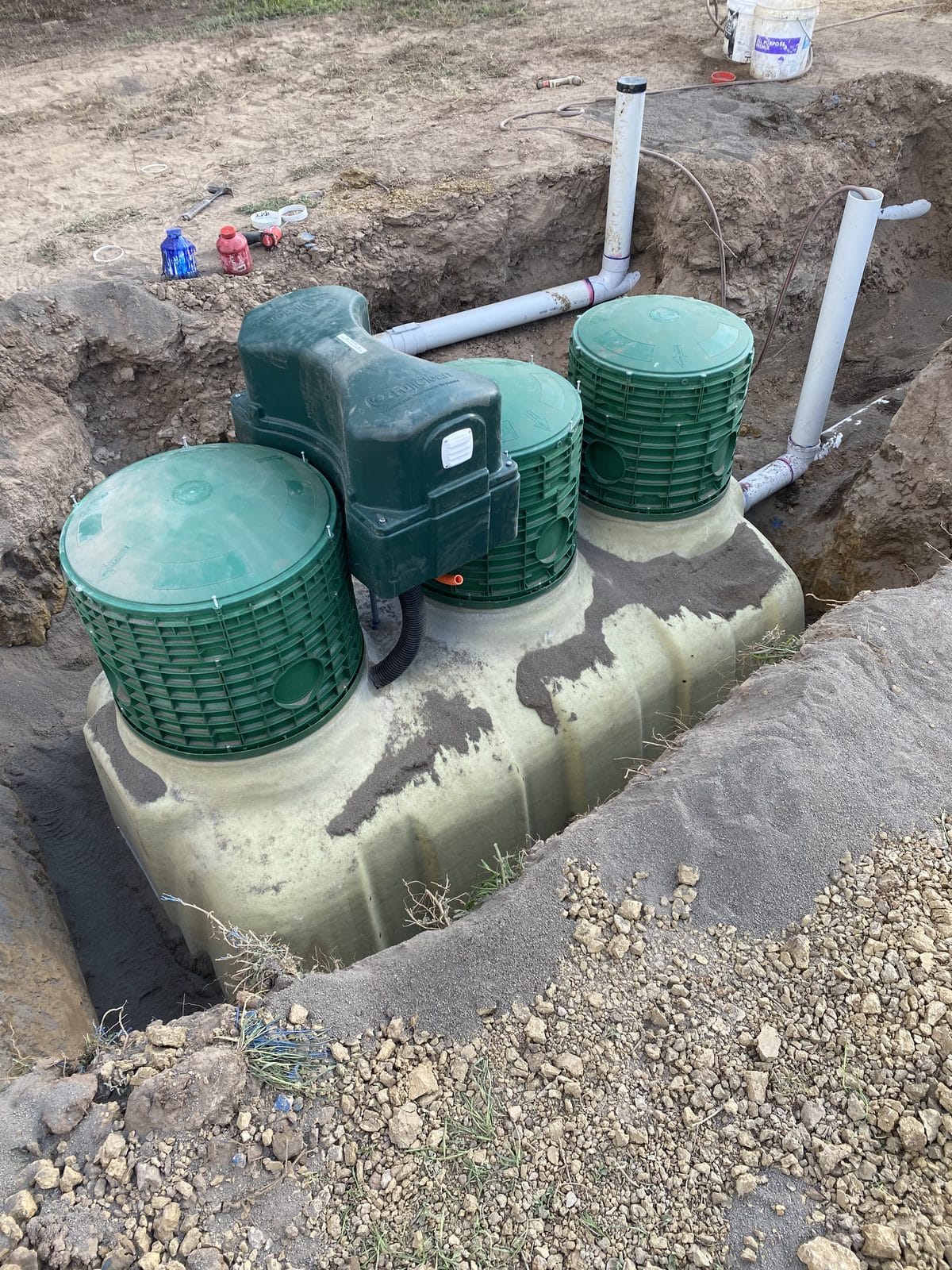 FujiClean AWT system installed at 36 Oxley Rise Batesford